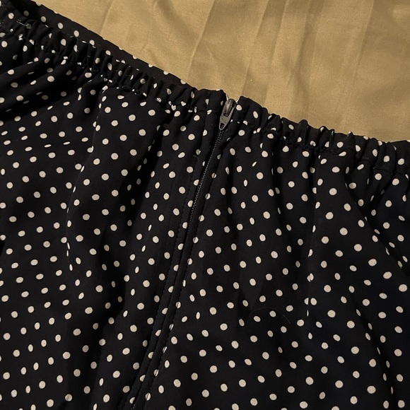 VINTAGE Polka Dot Mini Skirt - Picture 2 of 4